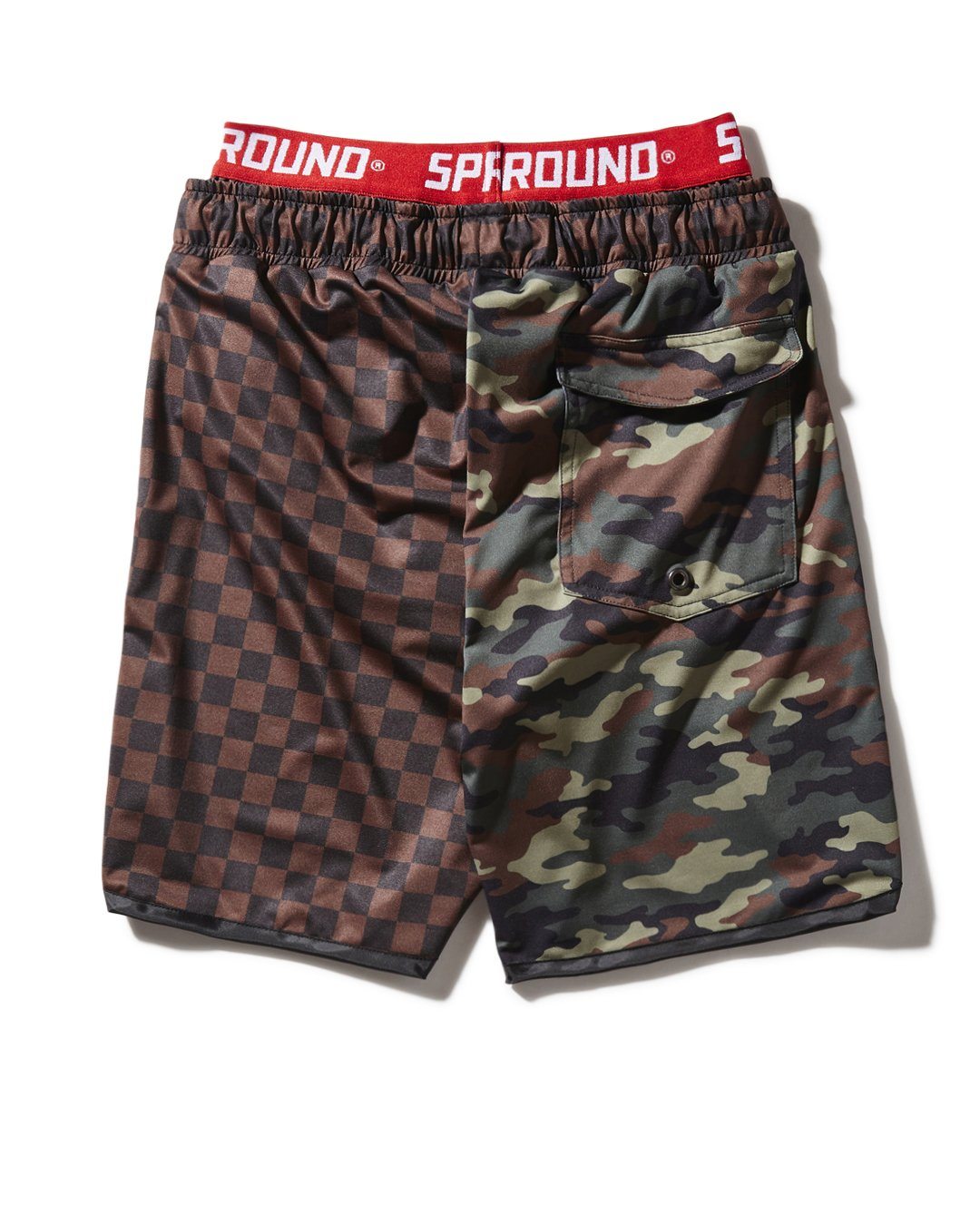 Kids Checks & Camo Swim Trunks - Image 5