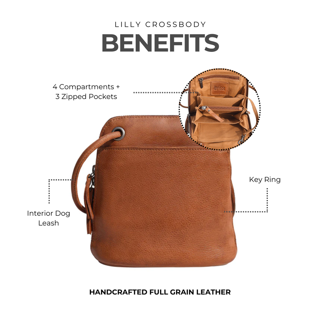 Lilly Leather Crossbody Bag - Image 3
