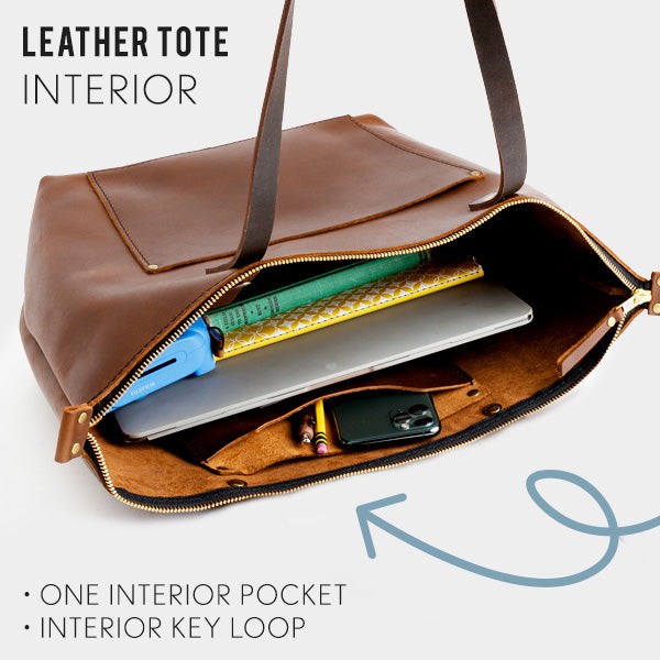 Leather Tote Bag - Image 138