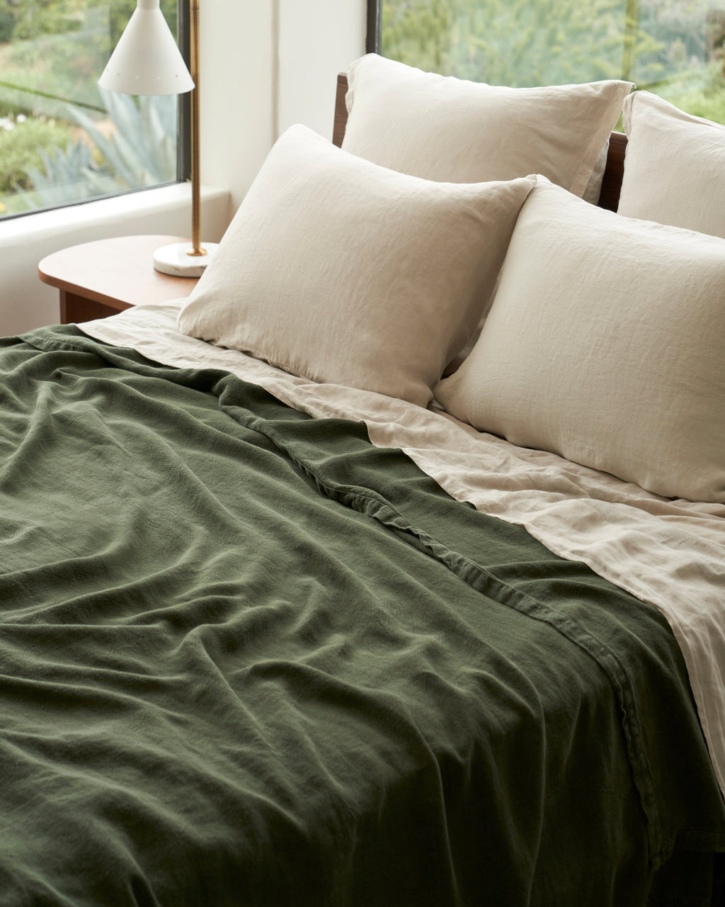 Linen Sheet Set - Bone K/CK - Image 4