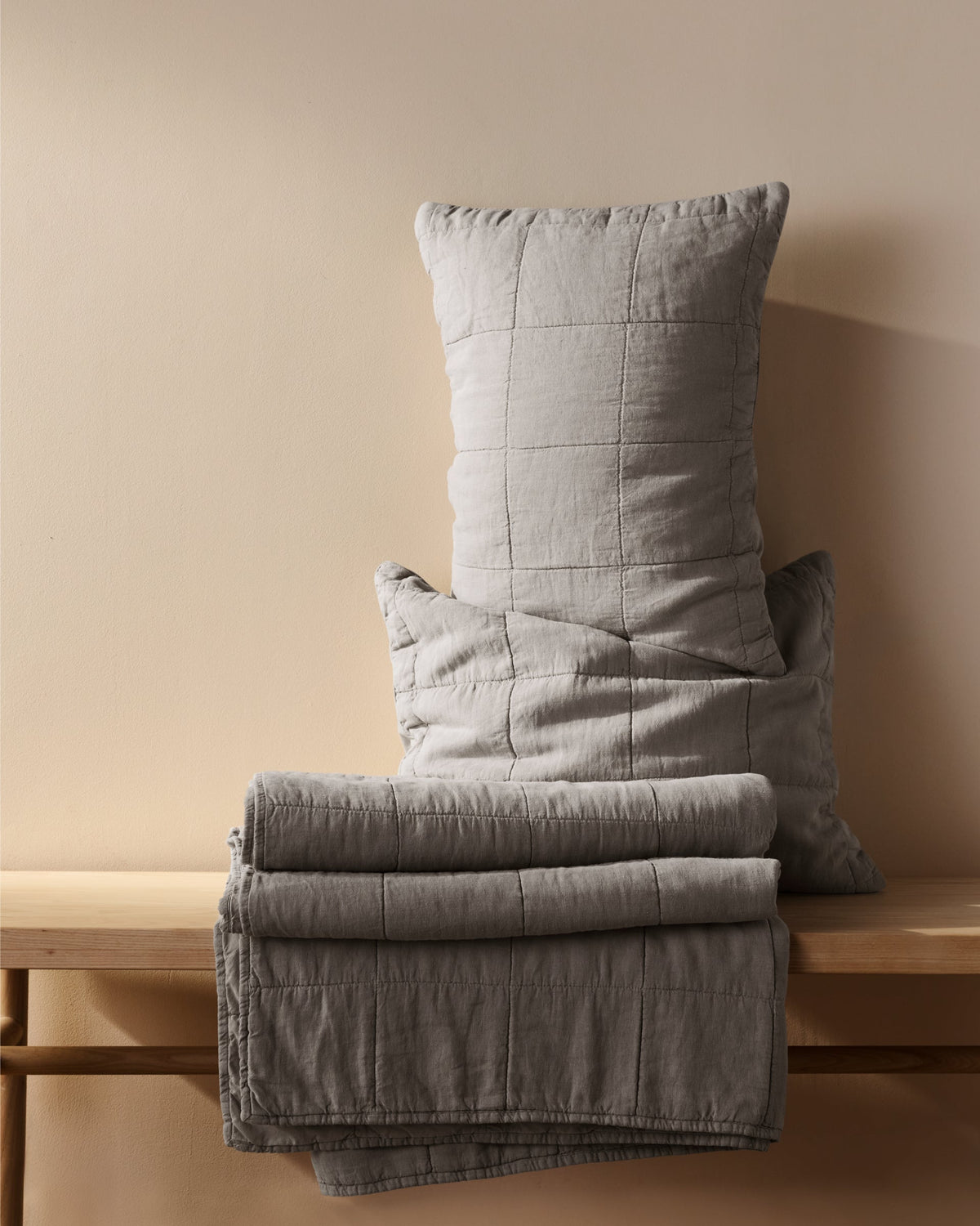 Linen Box Quilt (Pebble) - Image 4
