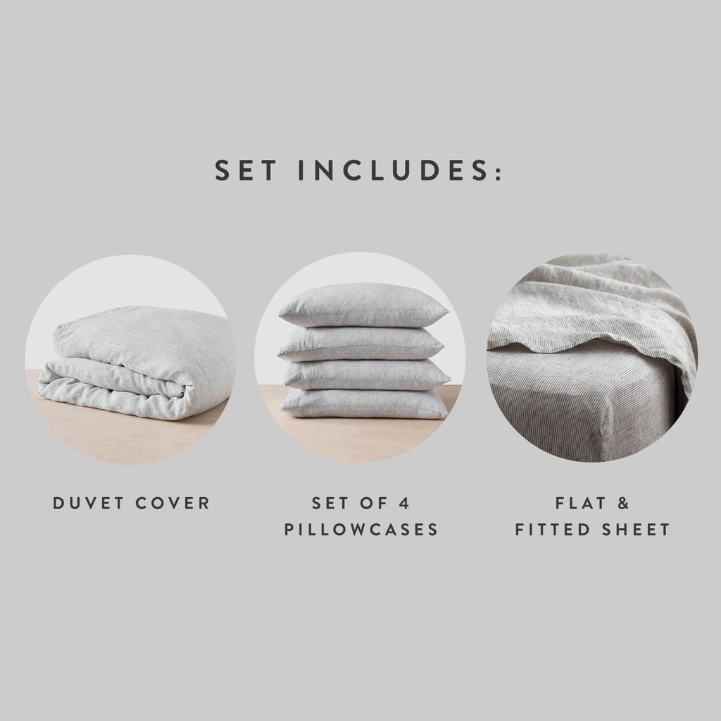 Stonewashed Linen Bed Bundle - Image 36
