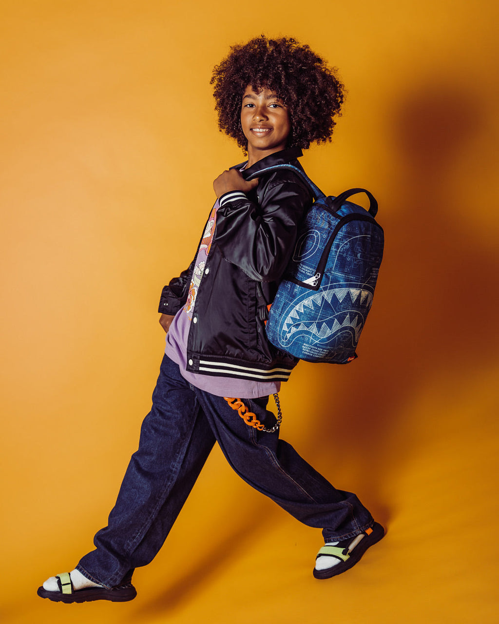 Mini Schematics Shark Backpack - Image 4