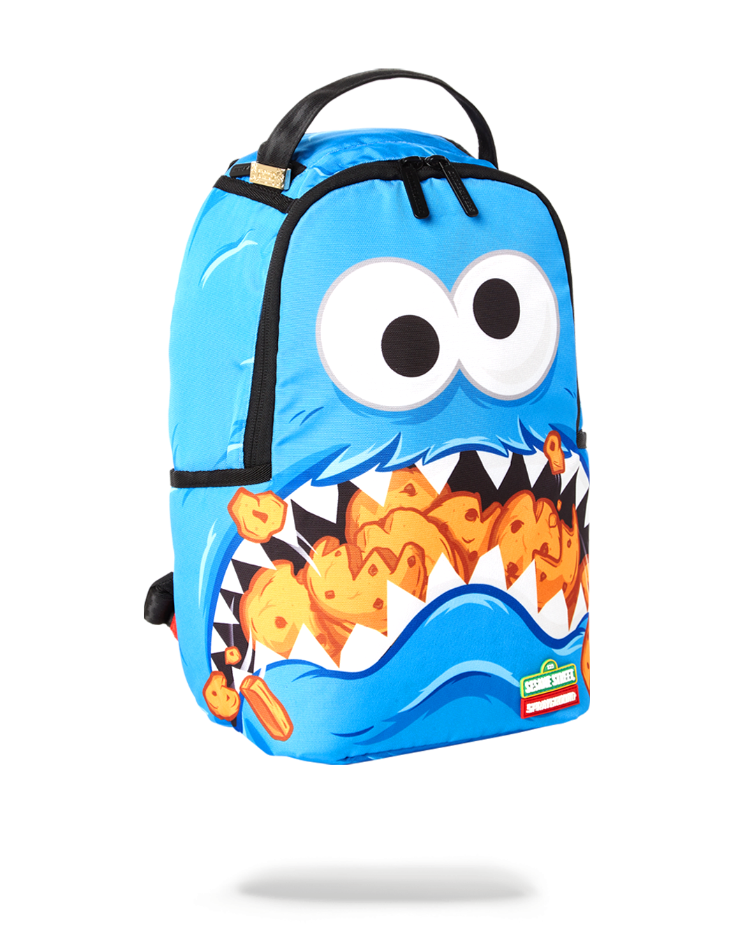 Mini Cookie Monster Shark Backpack - Image 2
