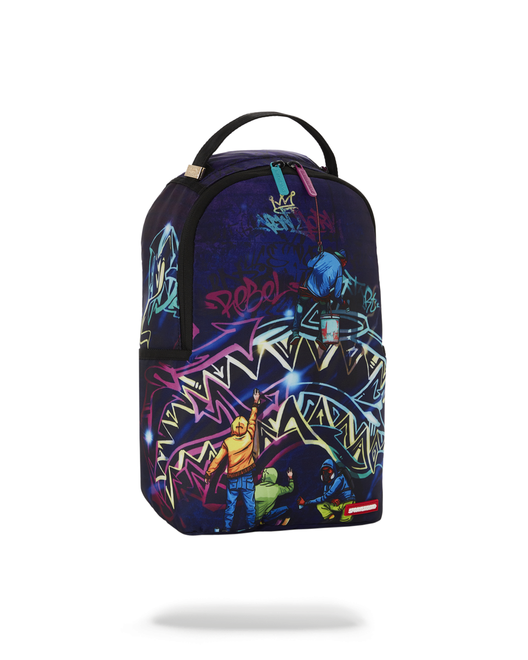 Midnight Graffiti Artists Mini Backpack - Image 3
