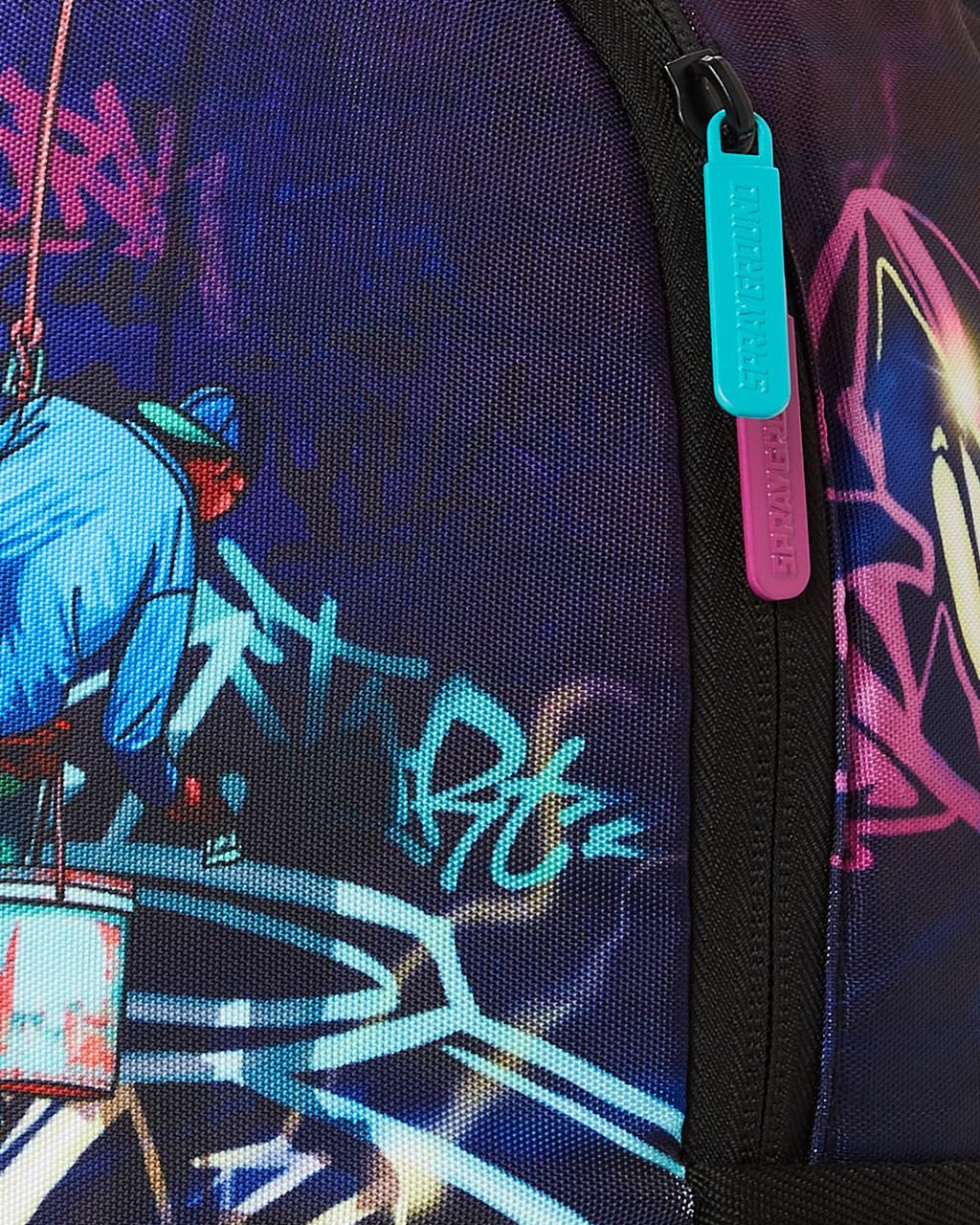 Midnight Graffiti Artists Mini Backpack - Image 11