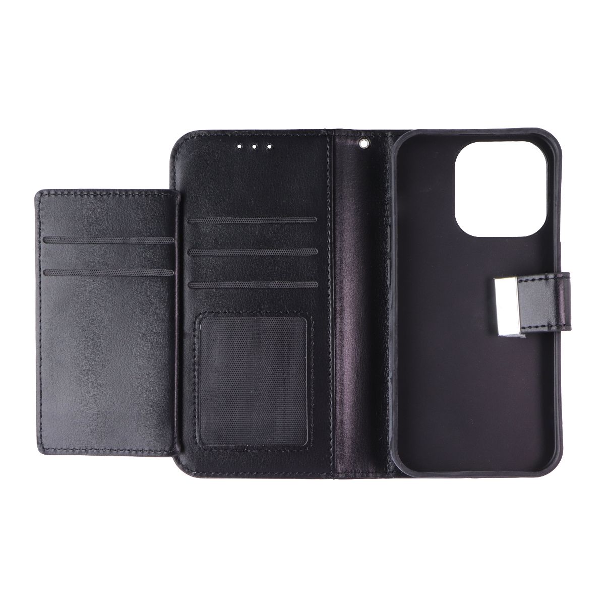 MyBat Pro MyJacket Xtra Series Wallet Case for Apple iPhone 15 Pro - Black - New - Image 3