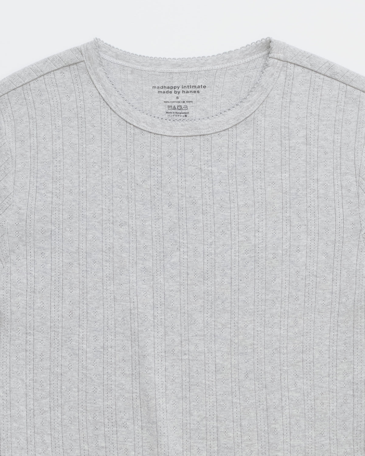 Hanes Pointelle Baby Tee - Image 2