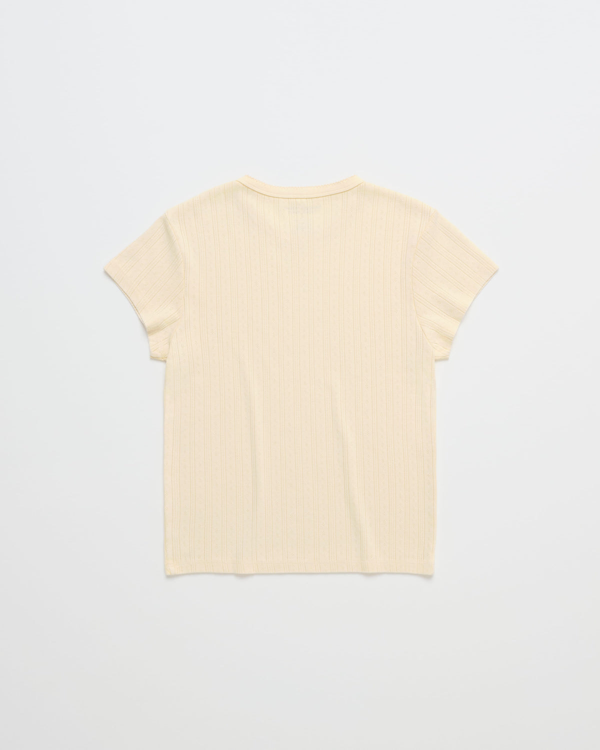 Hanes Pointelle Baby Tee - Image 4