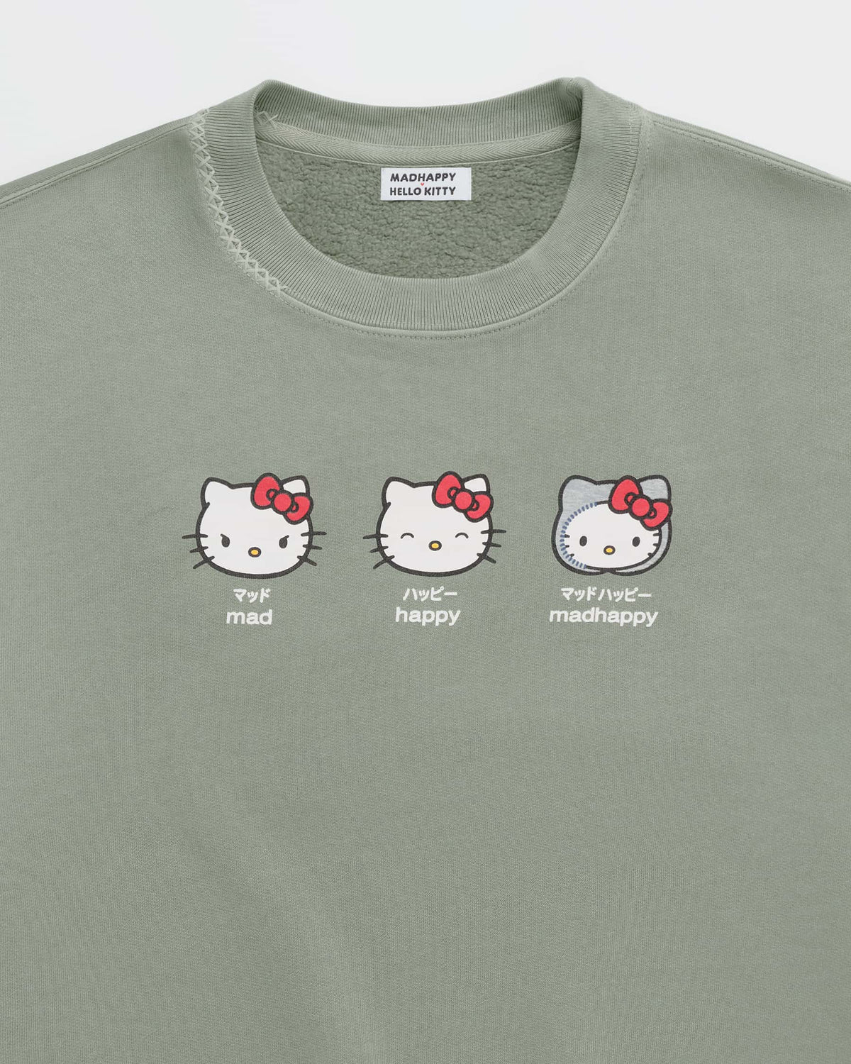 Hello Kitty® Emotions Midweight Fleece Crewneck - Image 2