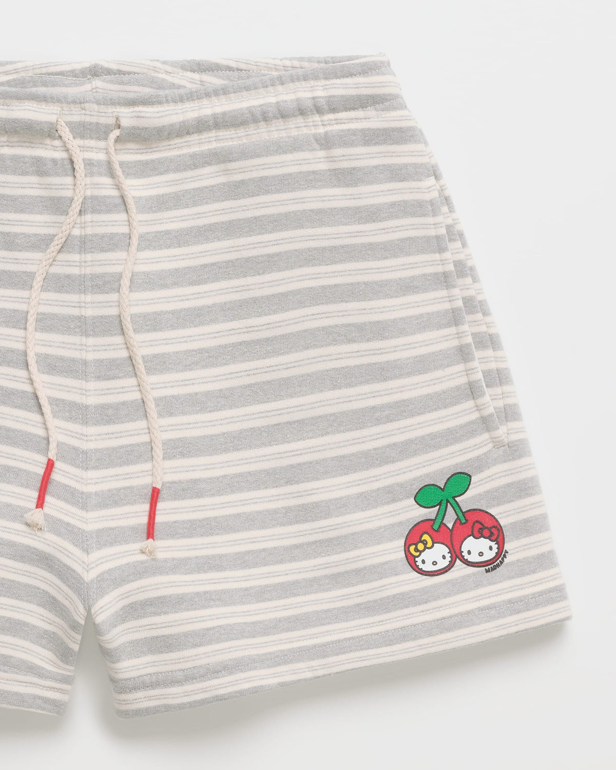 Hello Kitty® Cherries Stripe Midweight Fleece Short - Image 2