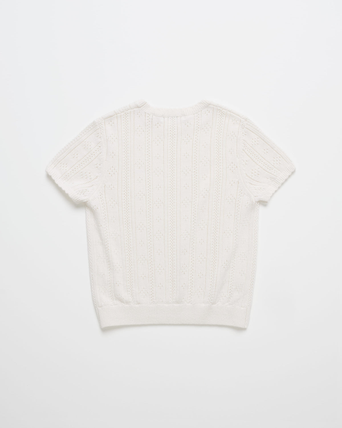 Pointelle Sweater Baby Tee - Image 4