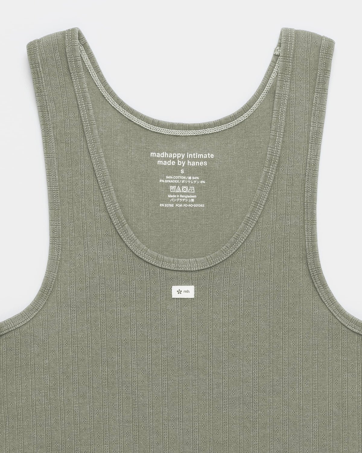 Hanes Pointelle Tank Top - Image 2