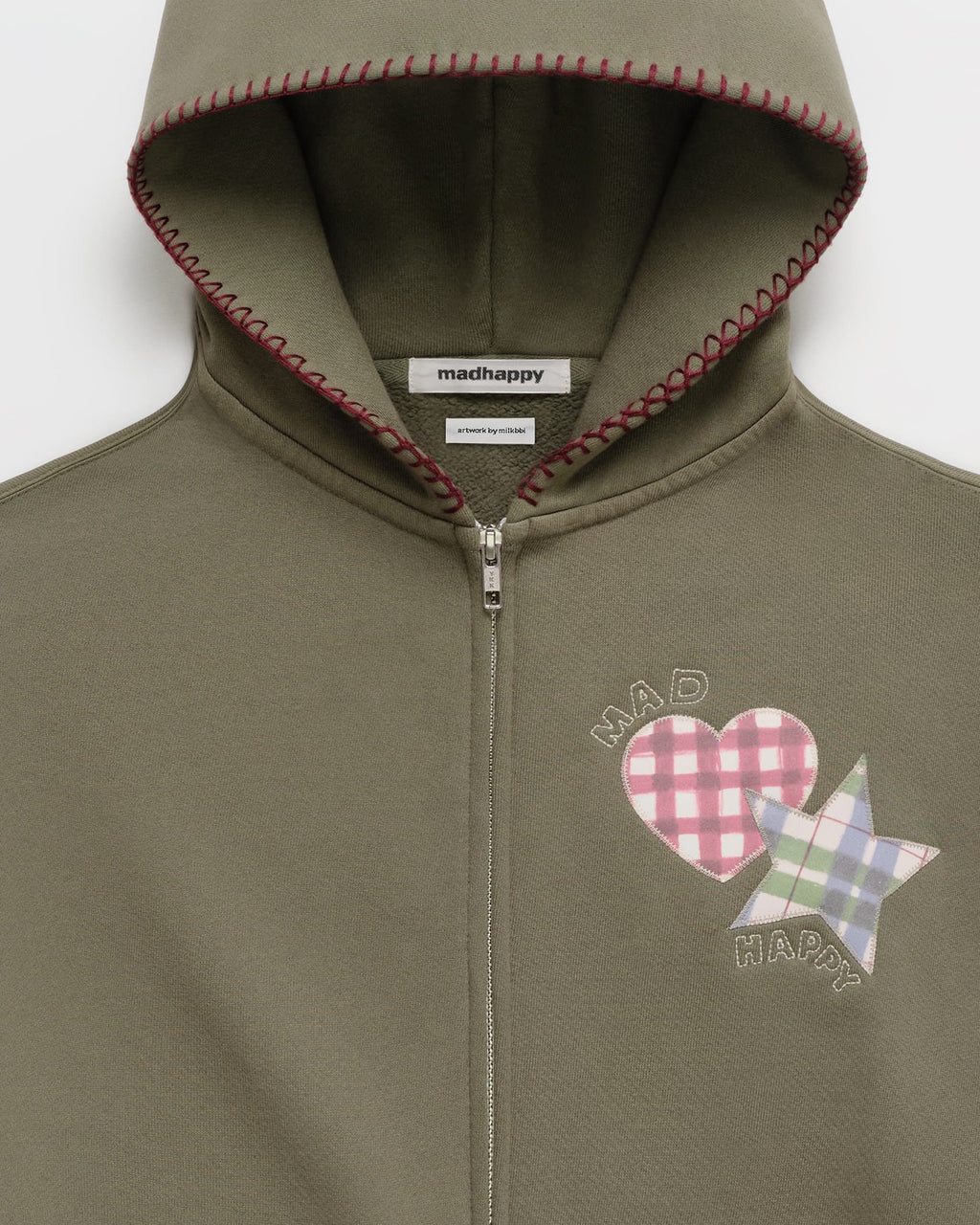 Hearts & Stars Fleece Zip Up - Image 2