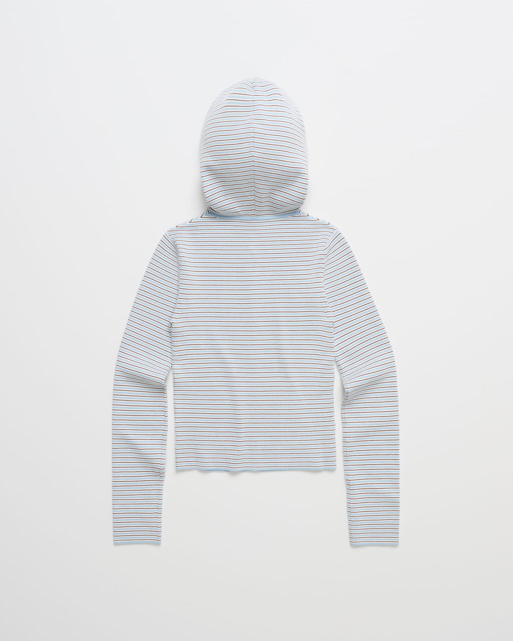 Ribbed Knit Hooded Cardigan - Image 4
