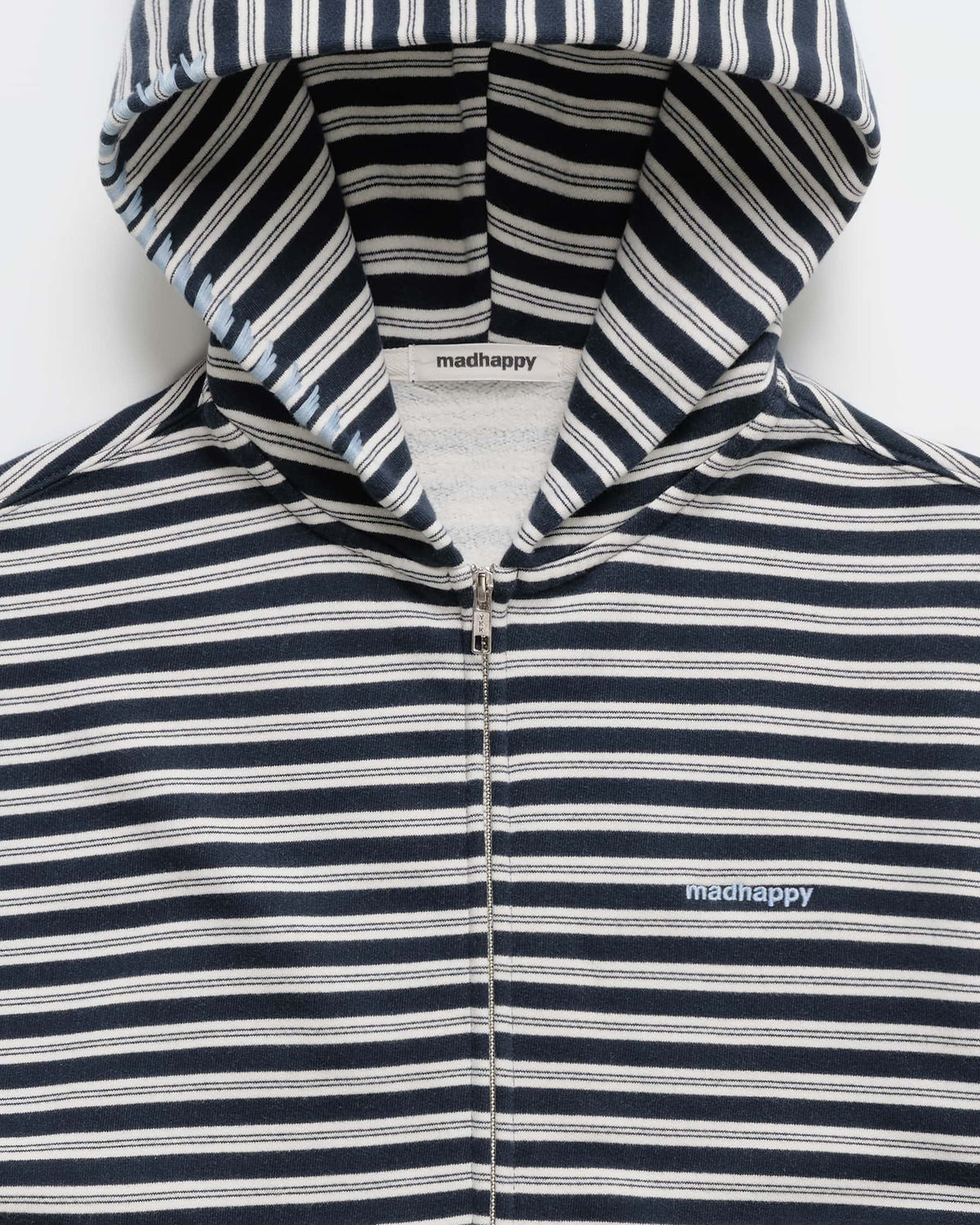 Striped Midweight Fleece Zip Up - Image 2