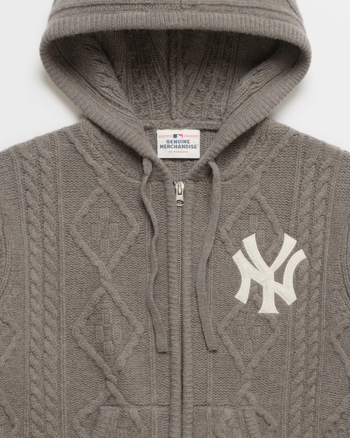 Yankees Cable Knit Hoodie - Image 2