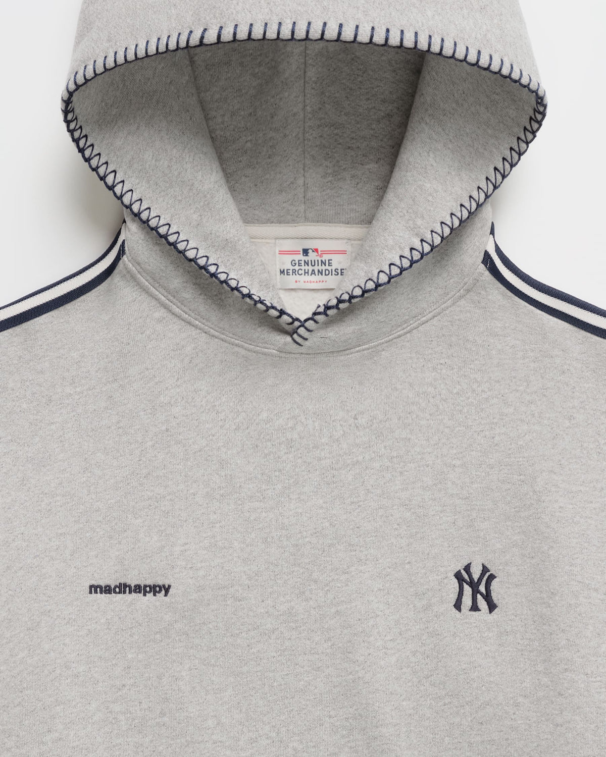 Yankees Stripe Fleece Hoodie - Image 2