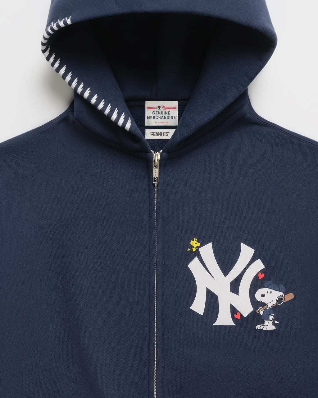 Yankees & Peanuts Fleece Zip Up - Image 2