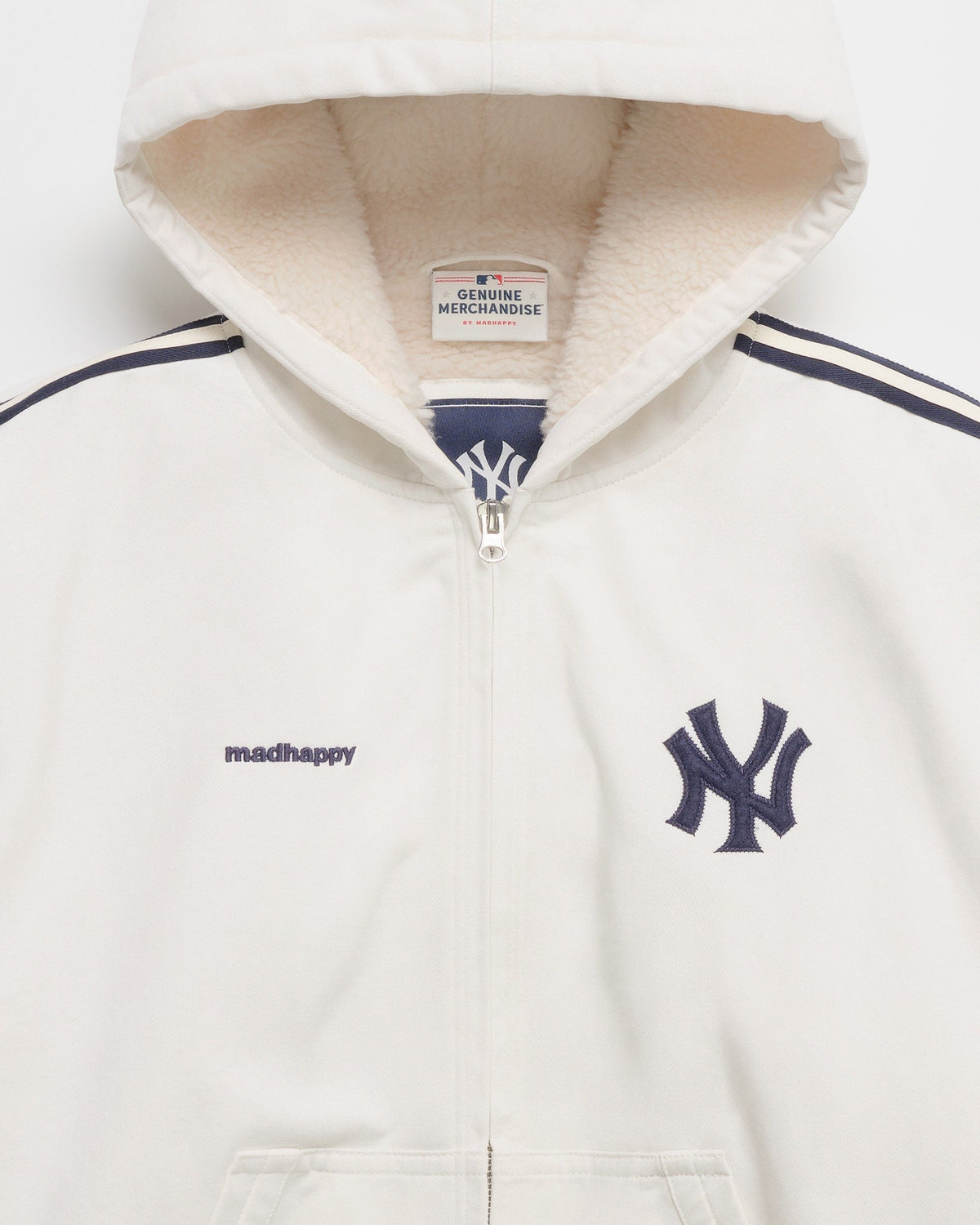 Yankees Hooded Baseball Jacket - Image 2