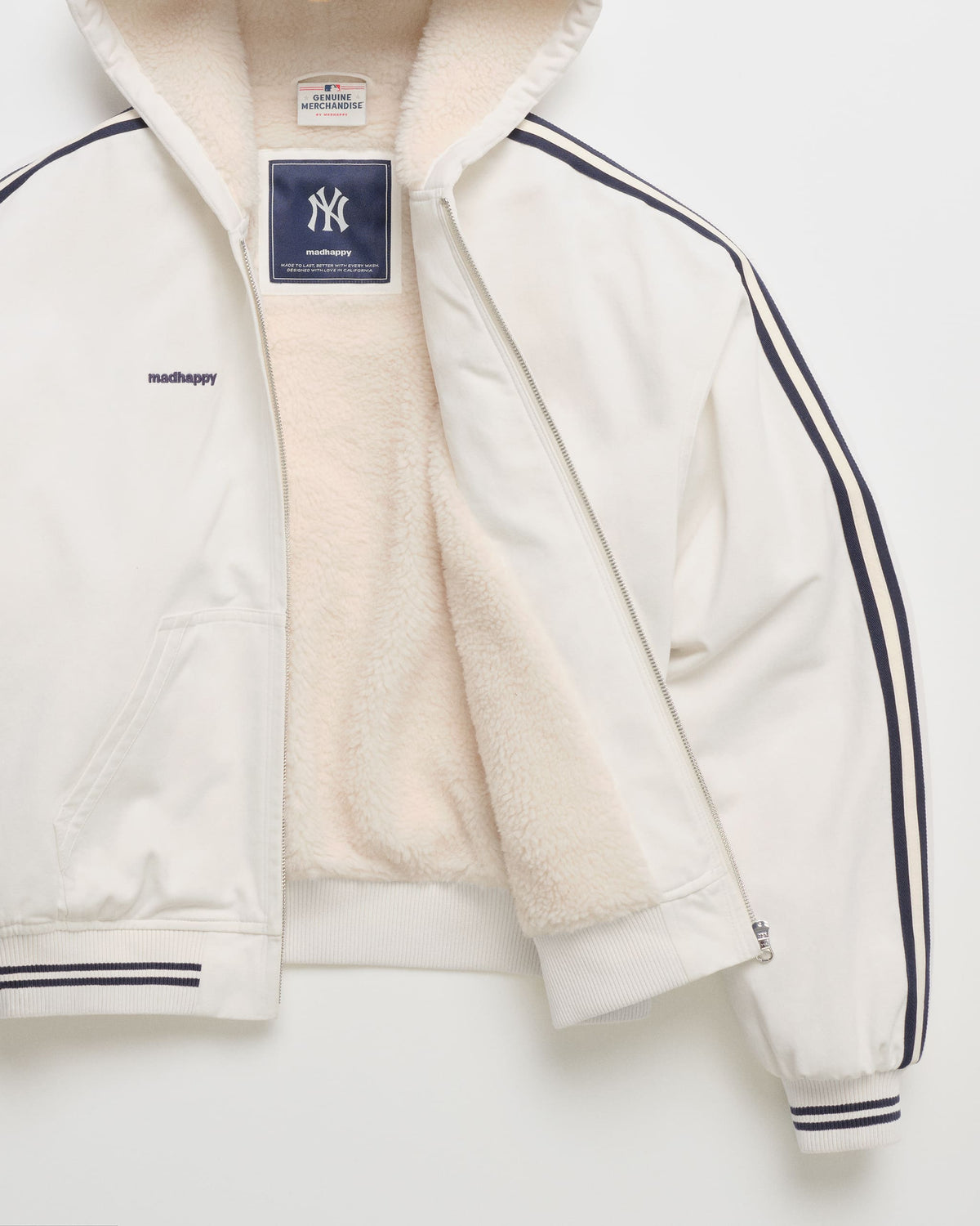 Yankees Hooded Baseball Jacket - Image 3