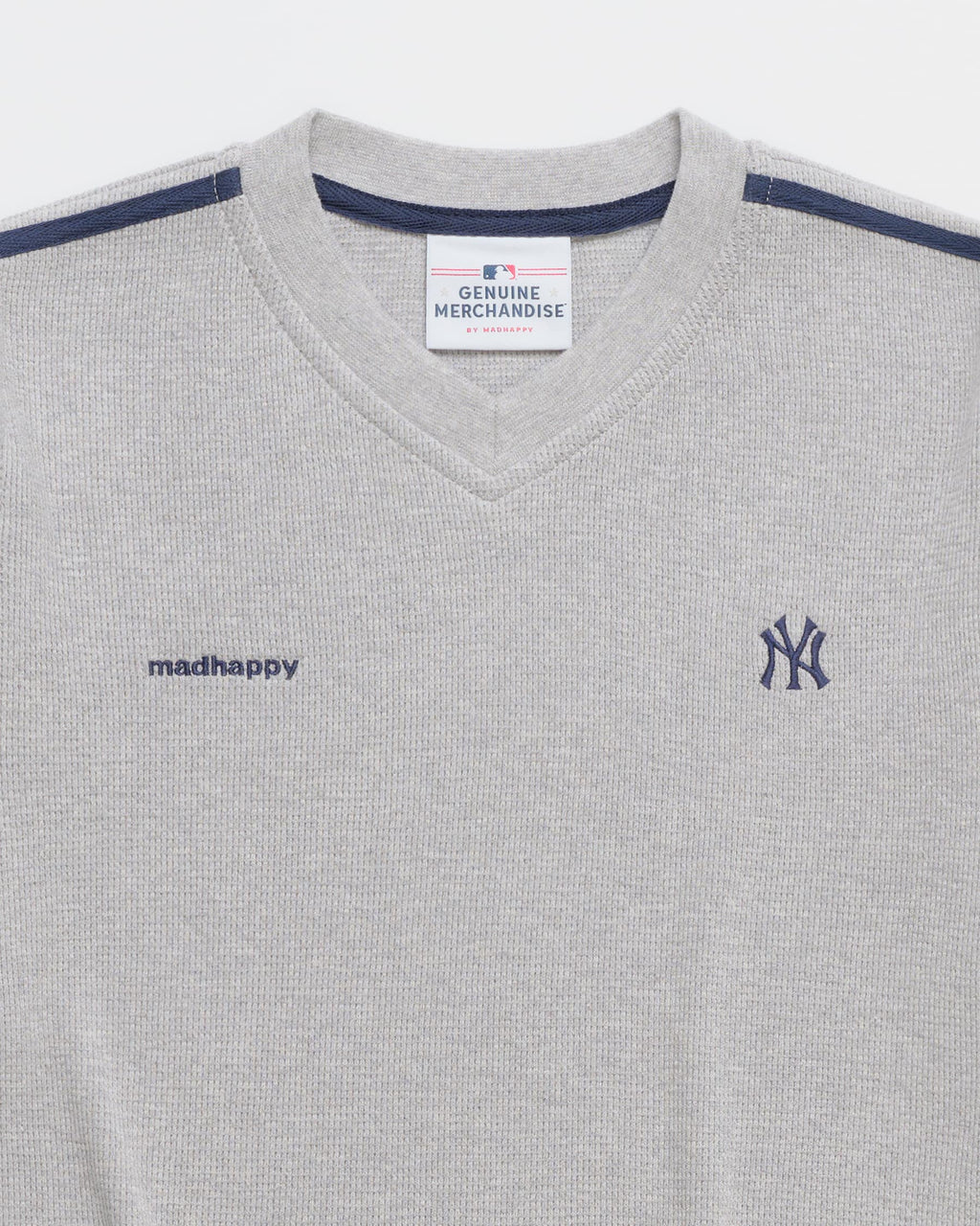 Yankees Waffle V-Neck - Image 2