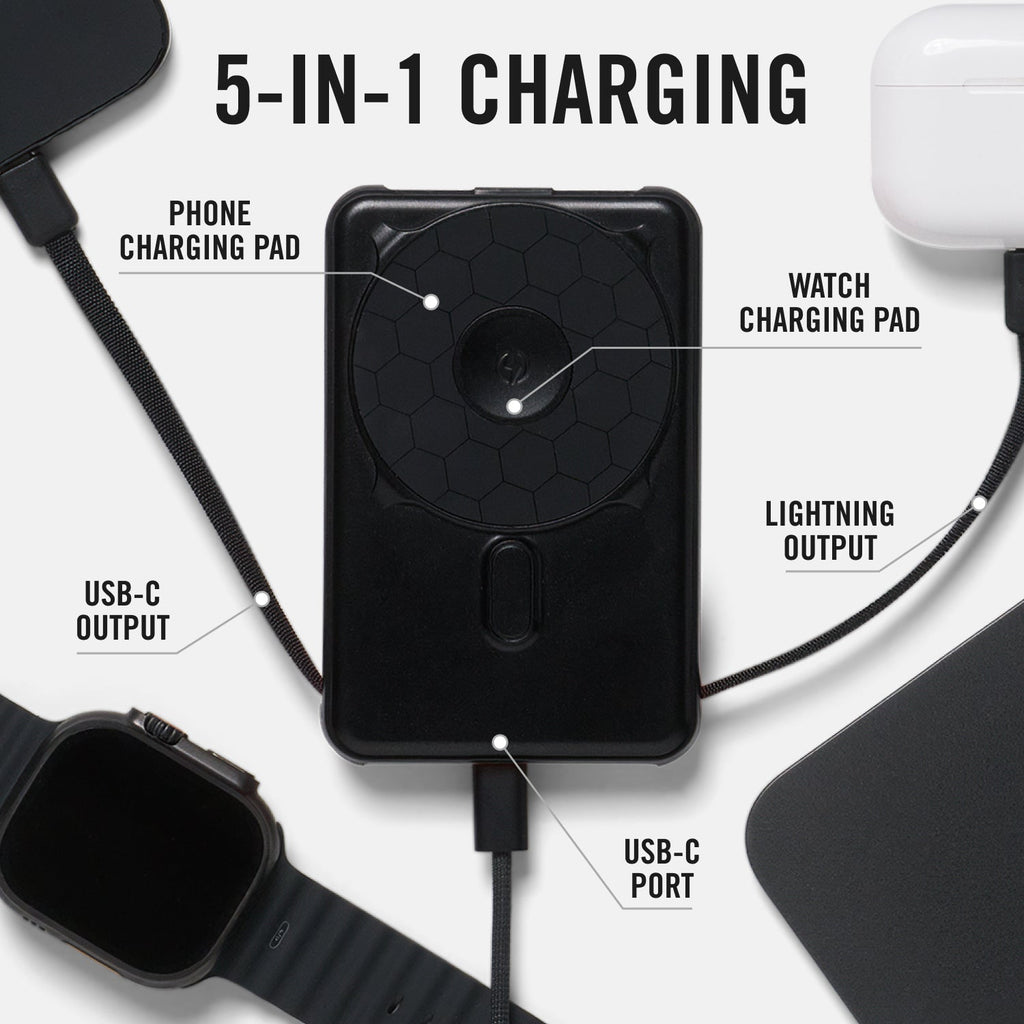 Magnetic Power Bank Bundle (2-Pack) - Matte Black / Matte Olive - Image 10
