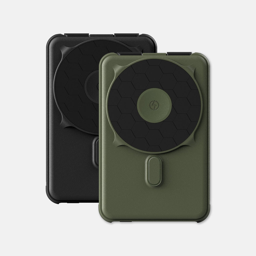 Magnetic Power Bank Bundle (2-Pack) - Matte Black / Matte Olive - Image 2