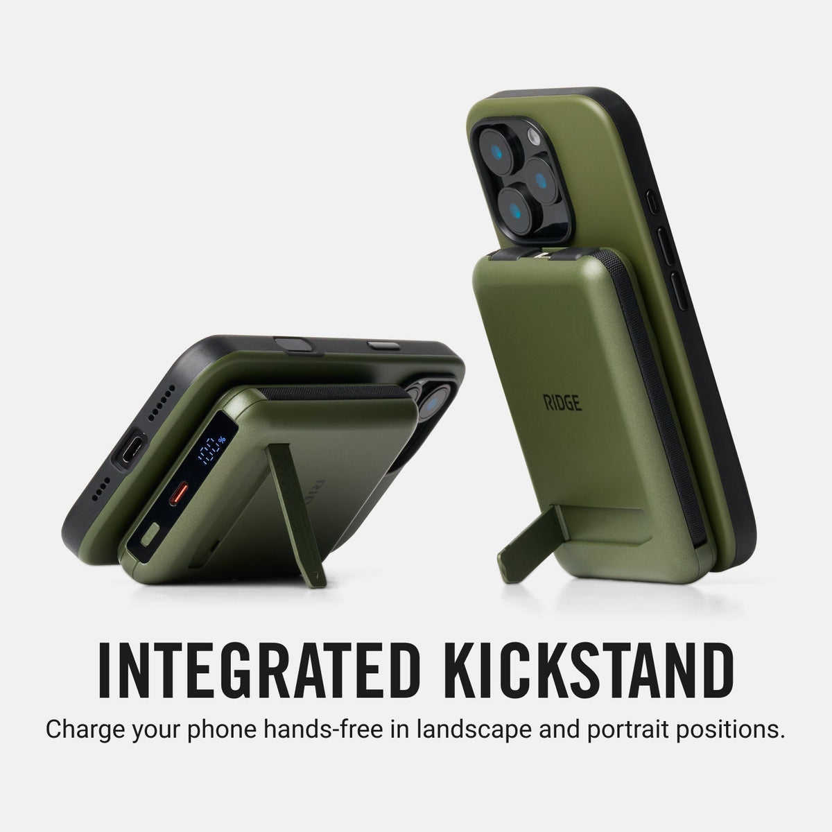 Magnetic Power Bank Bundle (3-Pack) - Matte Olive - Image 11