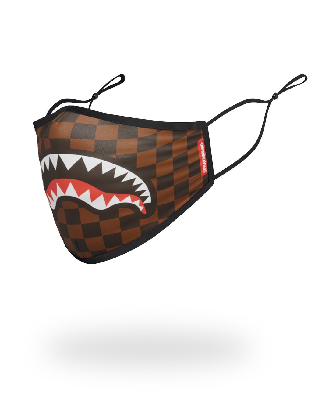 Adult Sharks in Paris (Original) Form Fitting Face Mask - Image 2