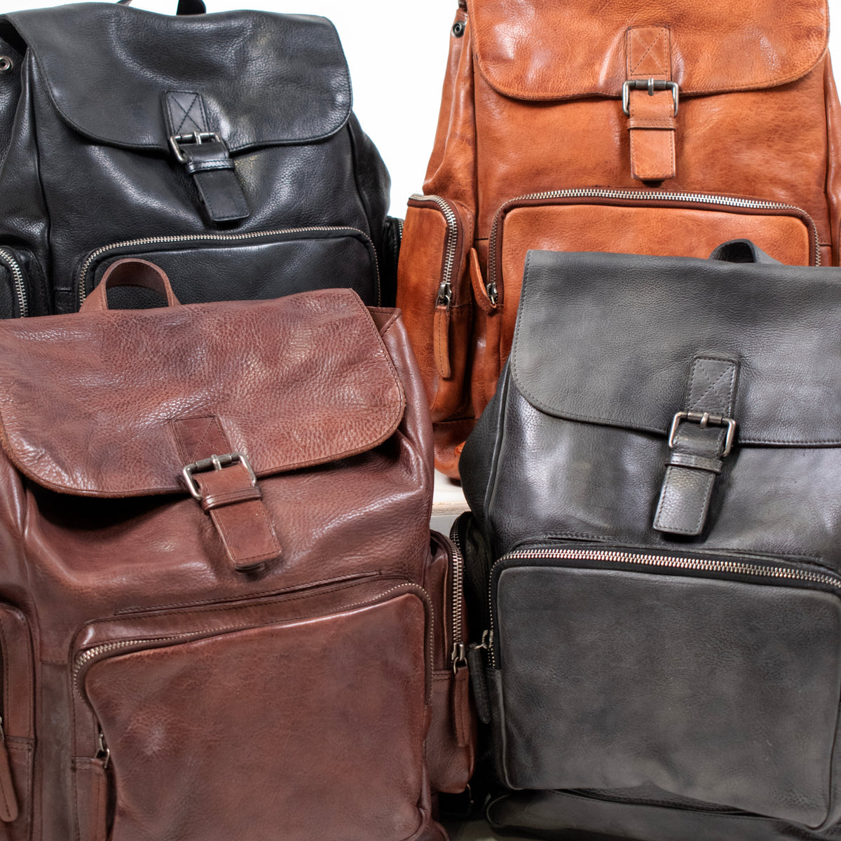 Mateo Leather Backpack - Image 9