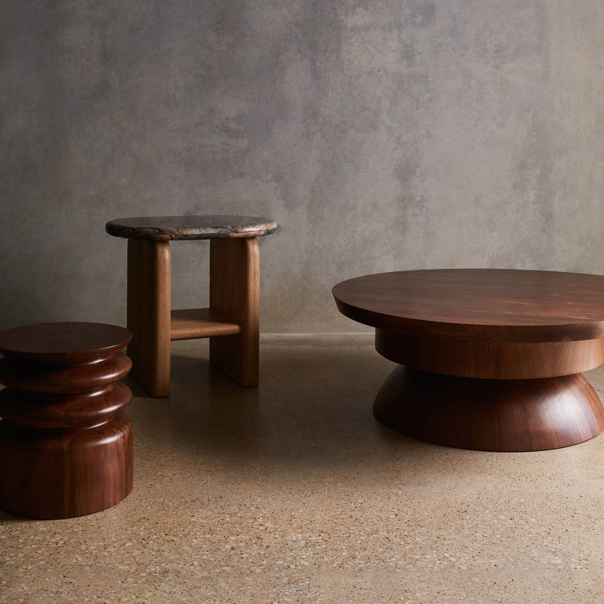 Mishka Wood Side Table - Image 4