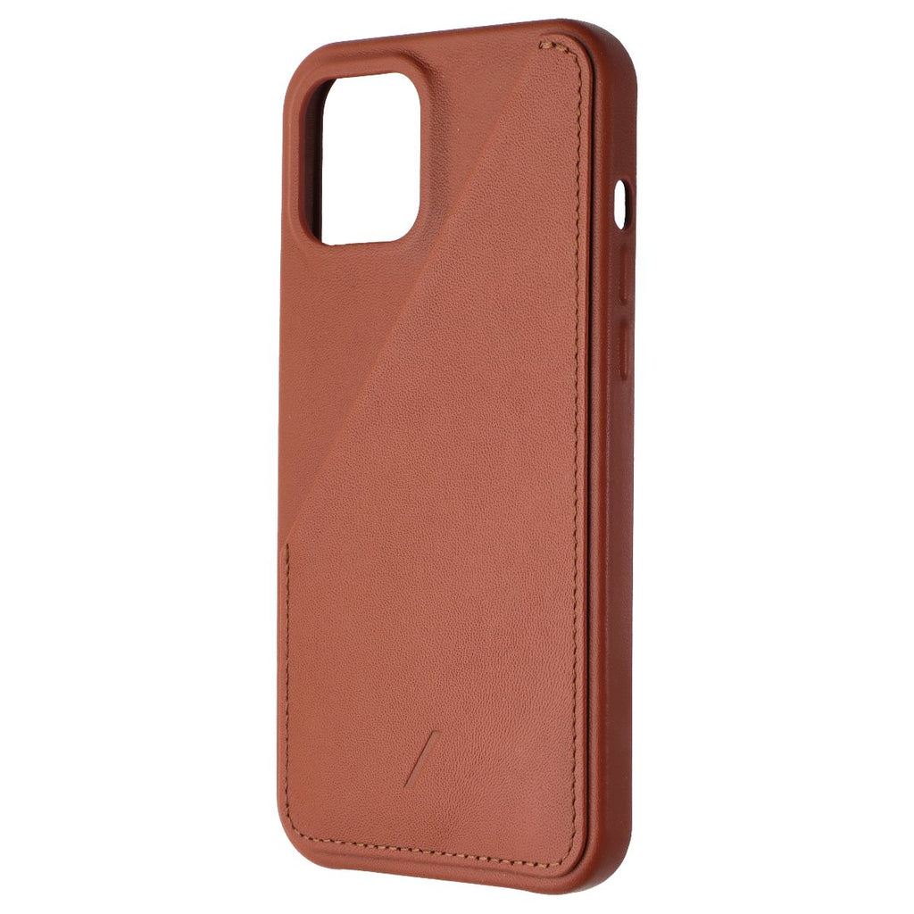 Native Union Clic Card Case for Apple iPhone 12 Pro Max - Tan Leather - New