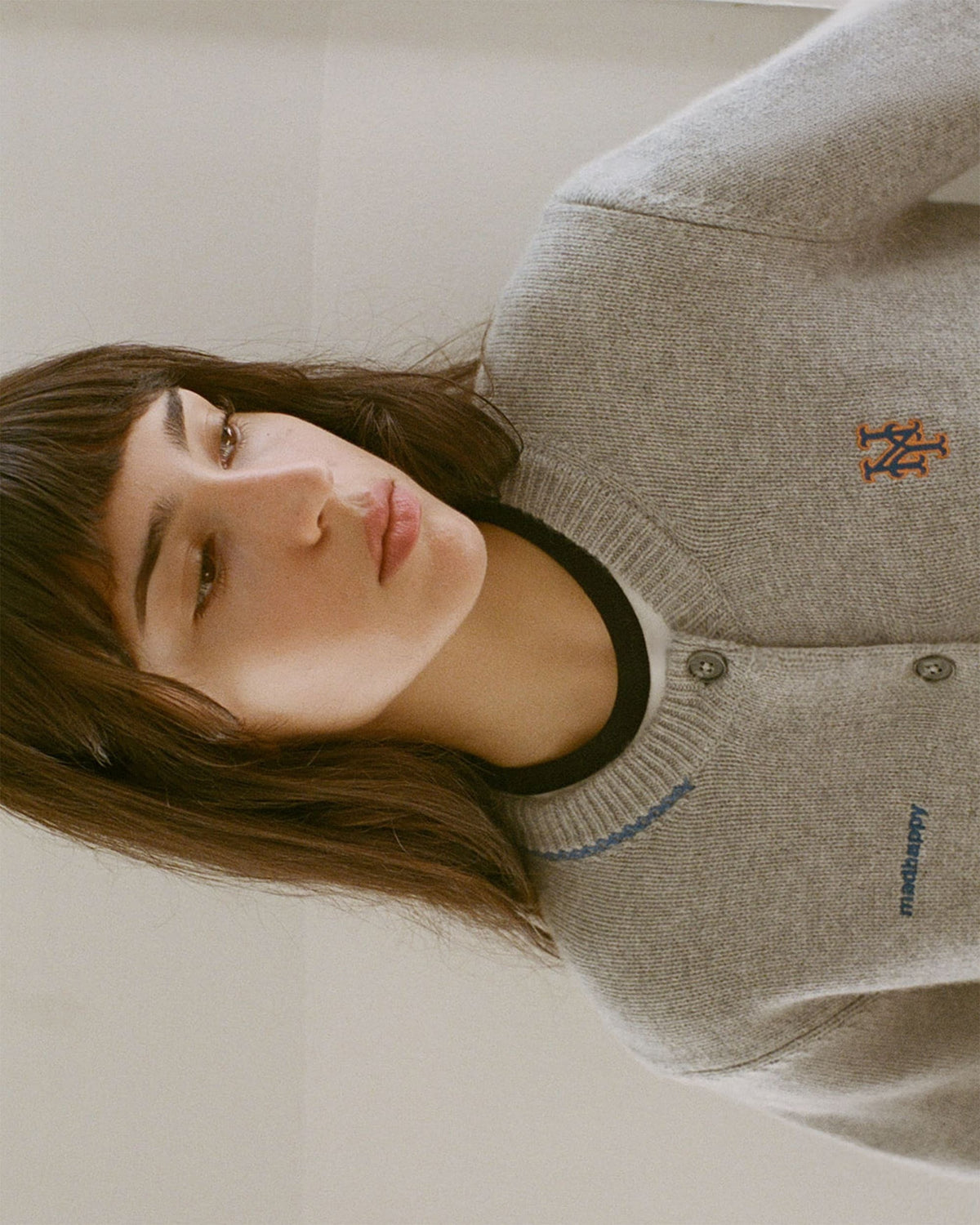Mets Crewneck Cardigan - Image 3