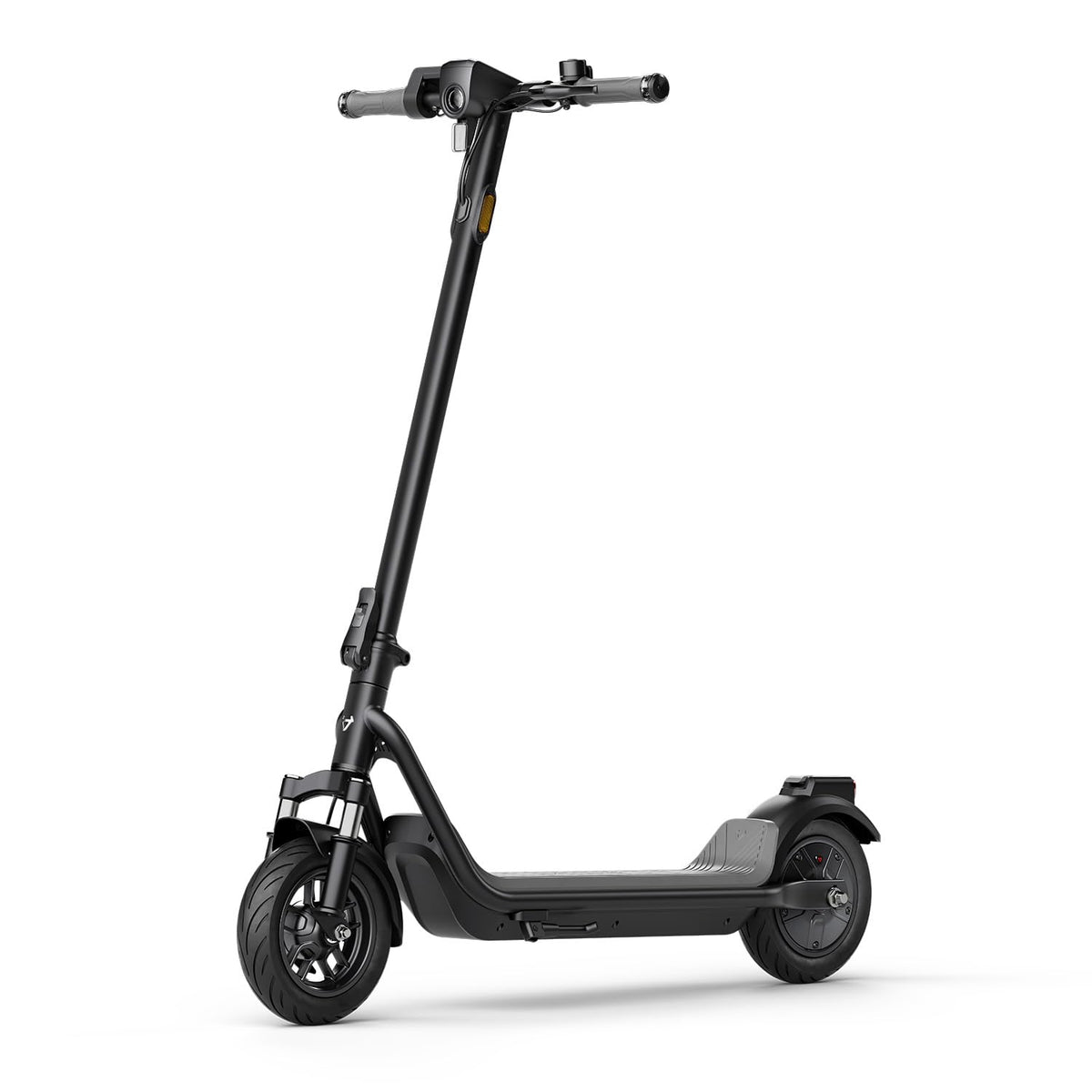 NIU - KQi 100F Foldable Electric Kick Scooter w/ 15.5 mi Max operating Range & 15.5 mph Max Speed - Gray - KCT34GG1A11