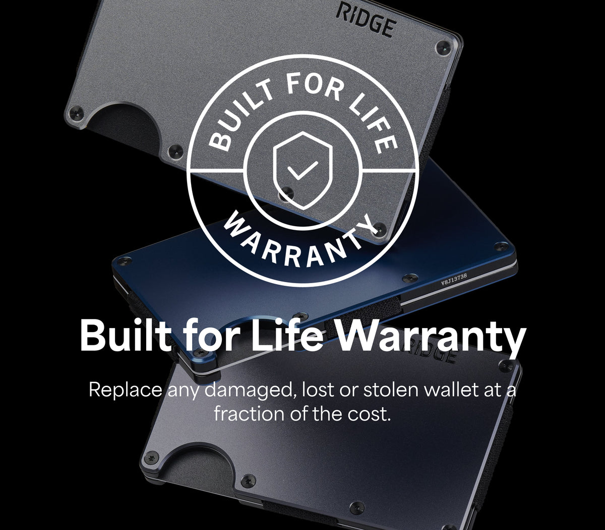 Ridge Wallet - Stonewashed Titanium - Image 6