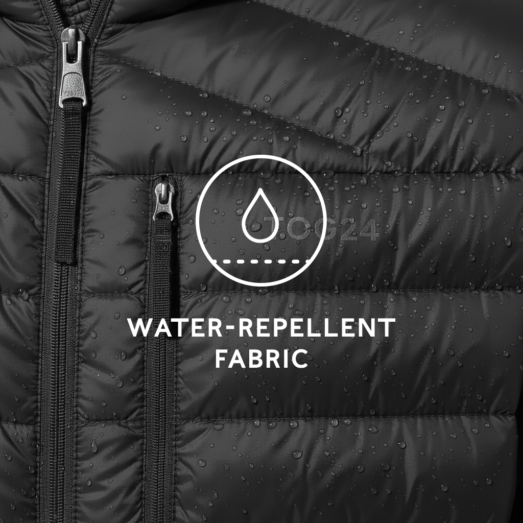 North Mens RDS Certified Down Jacket - Black - Image 7