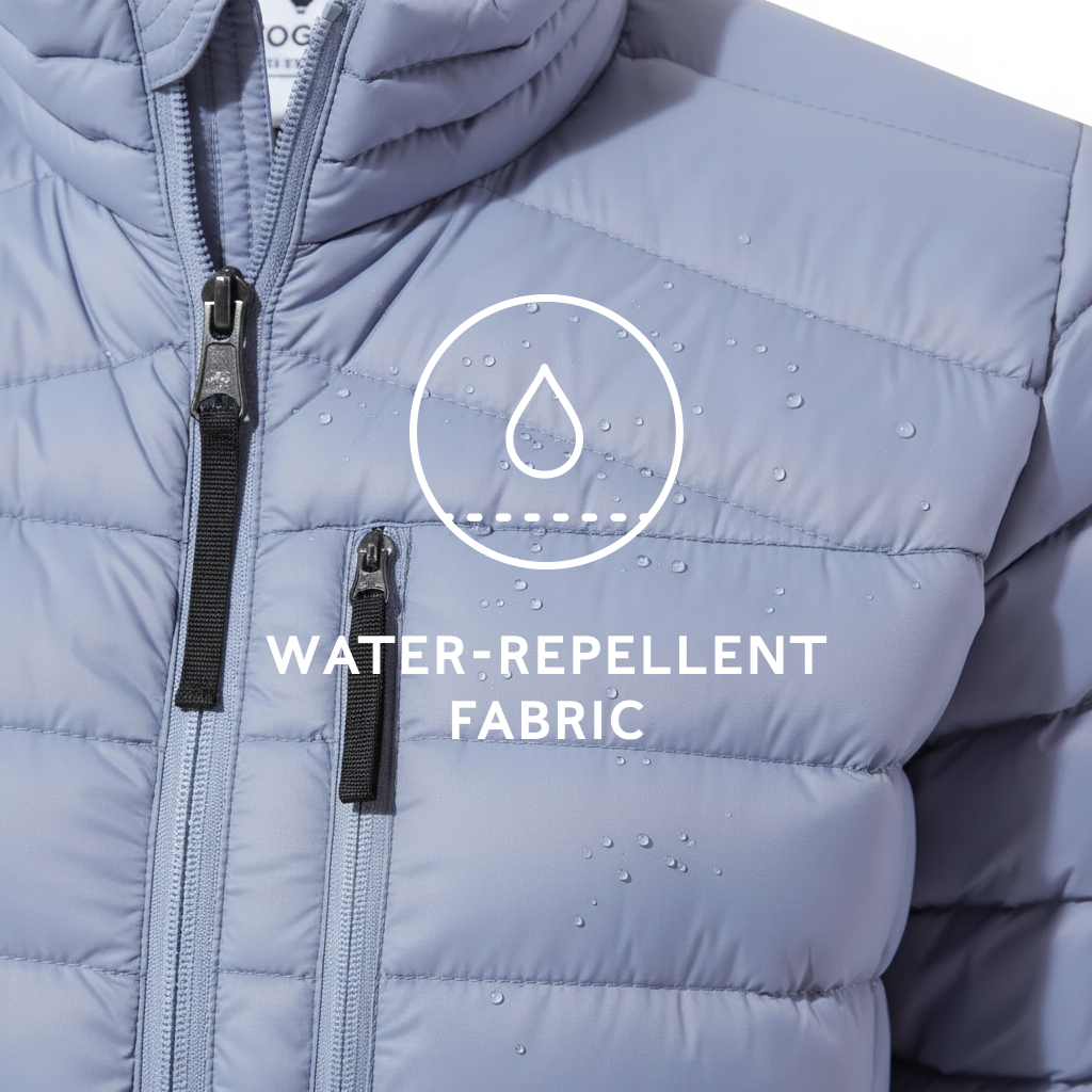 North Womens RDS Certified Down Jacket - Faded Purple - Image 8