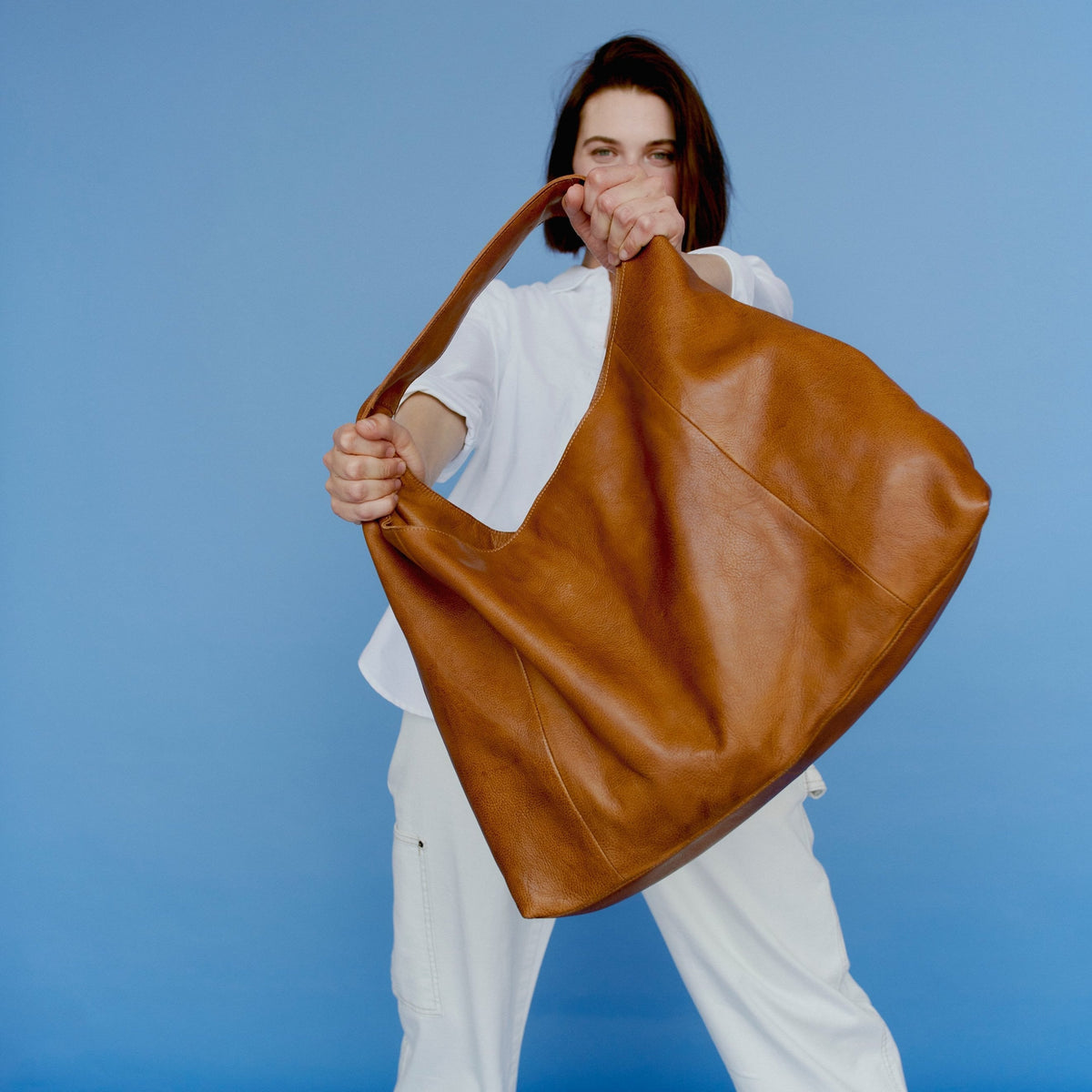 Lindsey Leather Tote Bag - Image 4