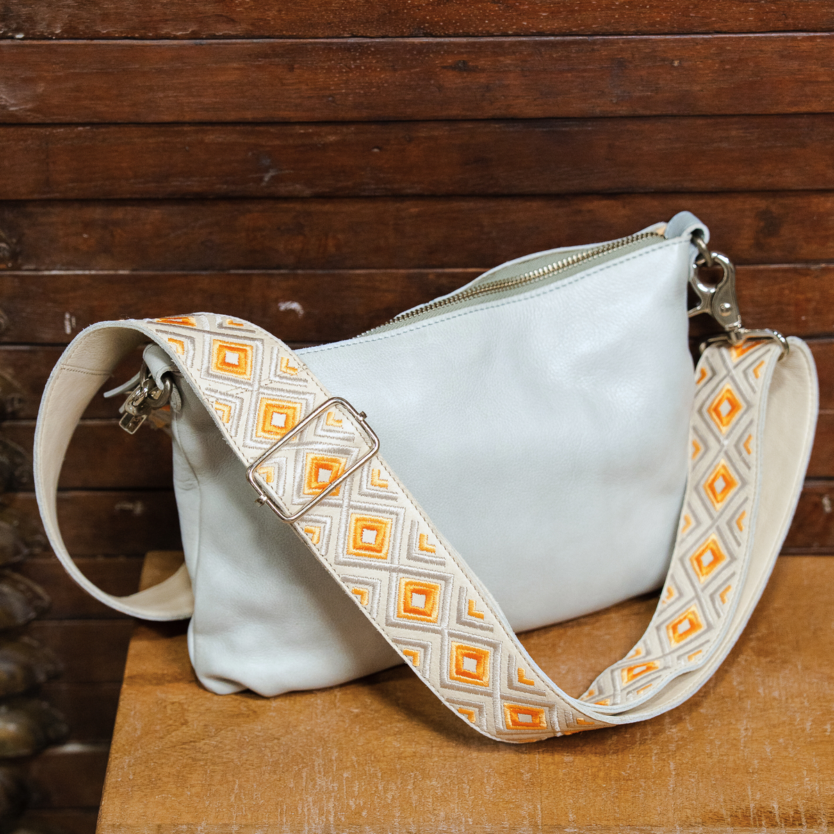 Creamsicle Leather Shoulder Strap - Image 11