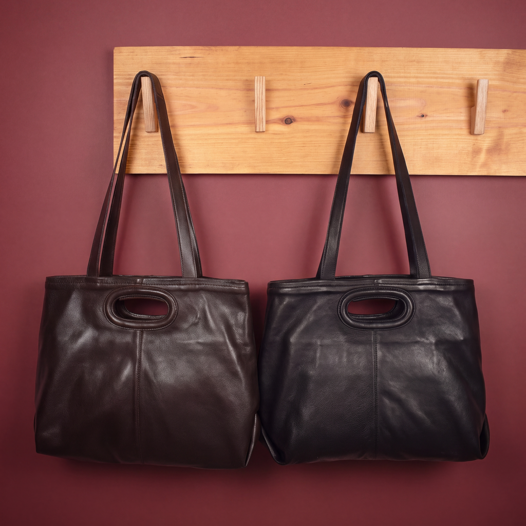 Orly Milled Leather Tote Bag - Image 20