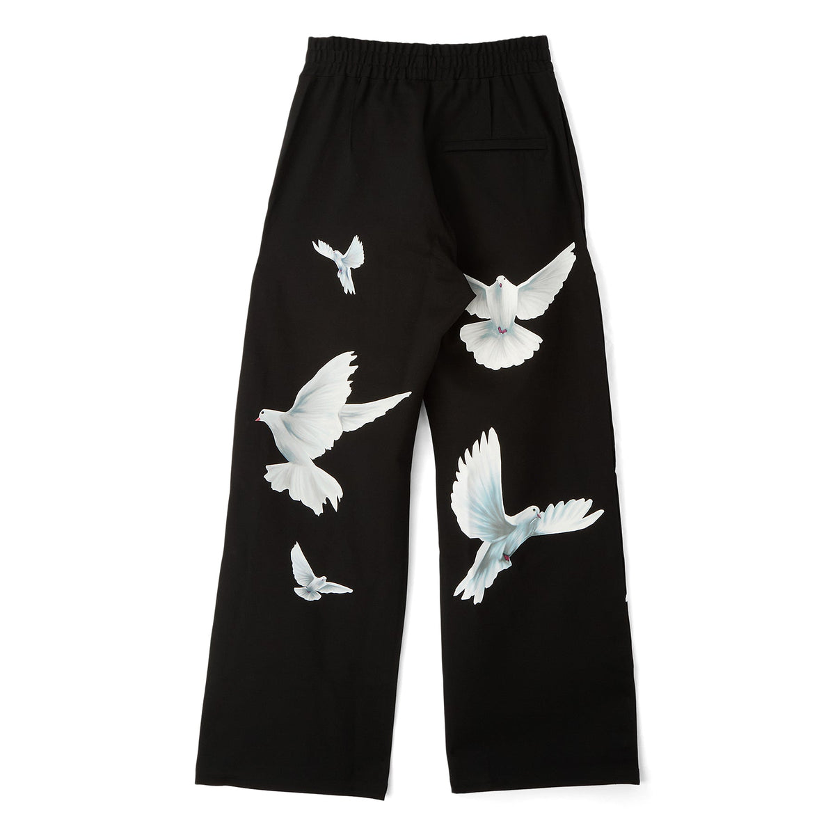 3.Paradis Freedom Dove Track Pants (Black) - Image 2