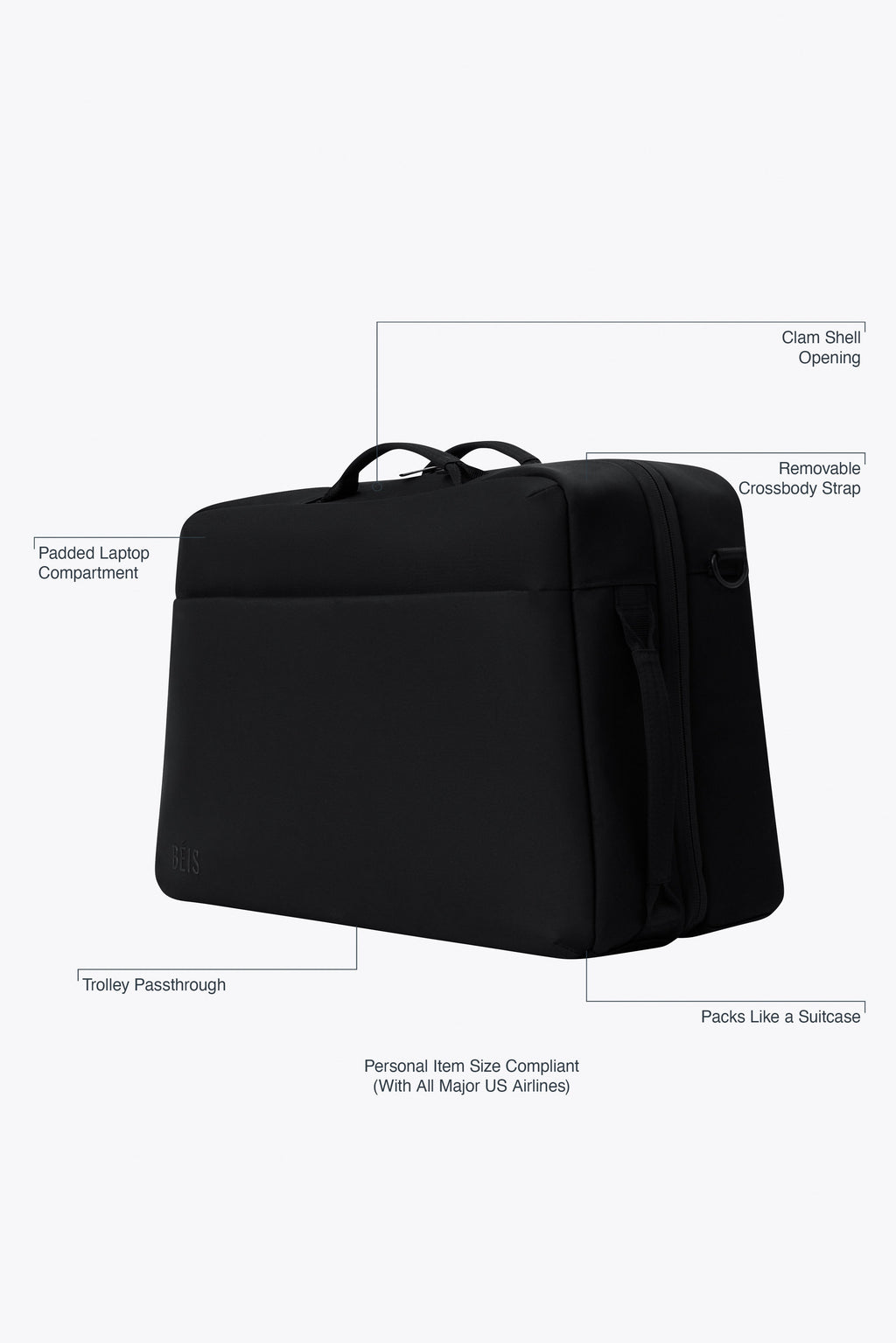 The Ultimate Travel Duffle in Black - Image 2