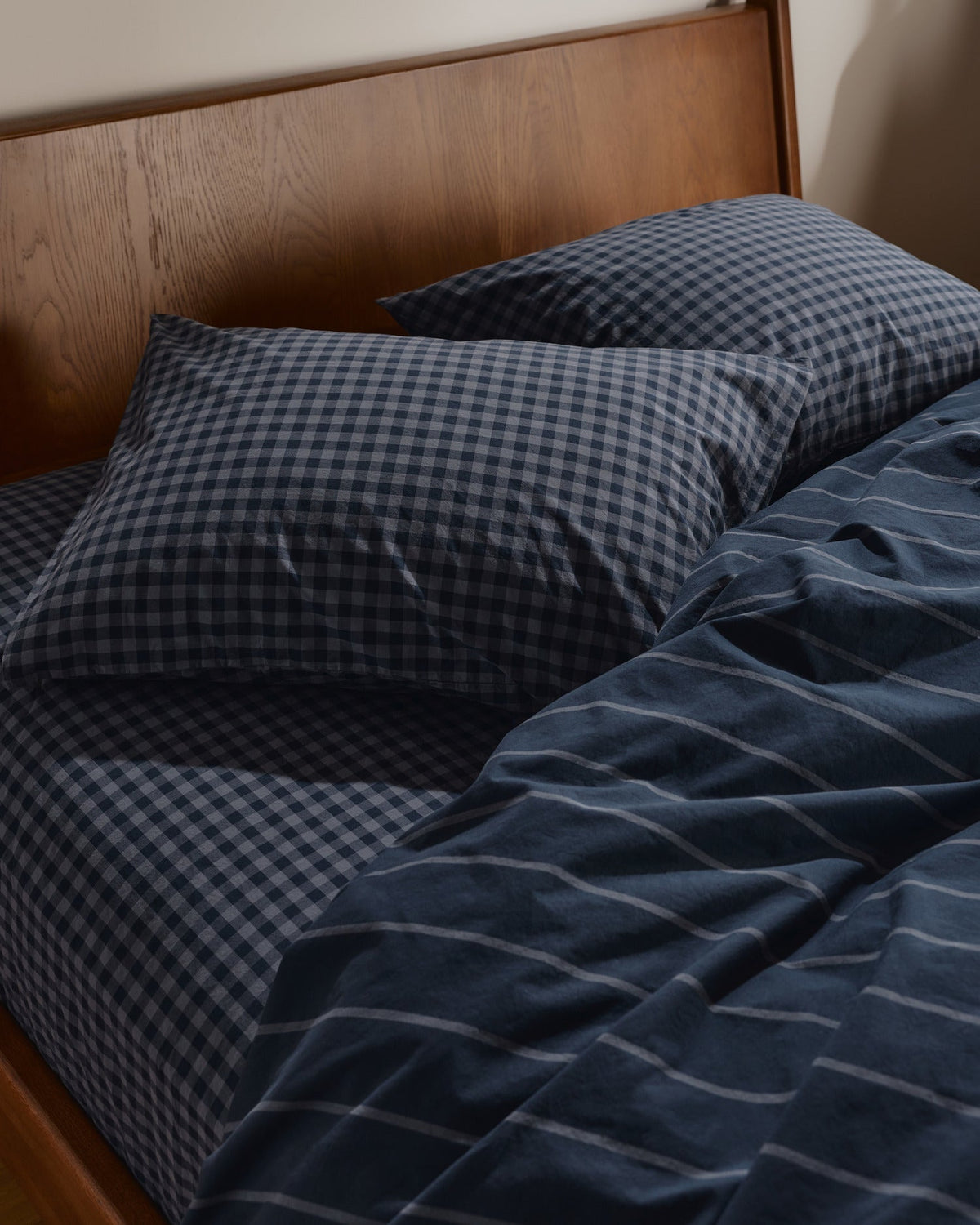 Brushed Cotton Venice Set - Dusk Check/Stripe TW/XL - Image 4