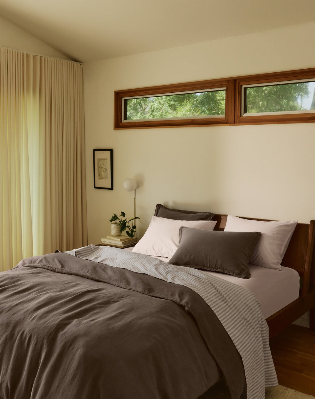Brushed Cotton Fitted Sheet (Blush) - Image 4
