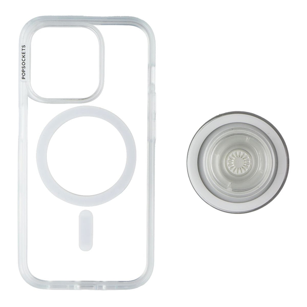 PopSockets PopCase for MagSafe for iPhone 15 Pro - Clear - New - Image 3