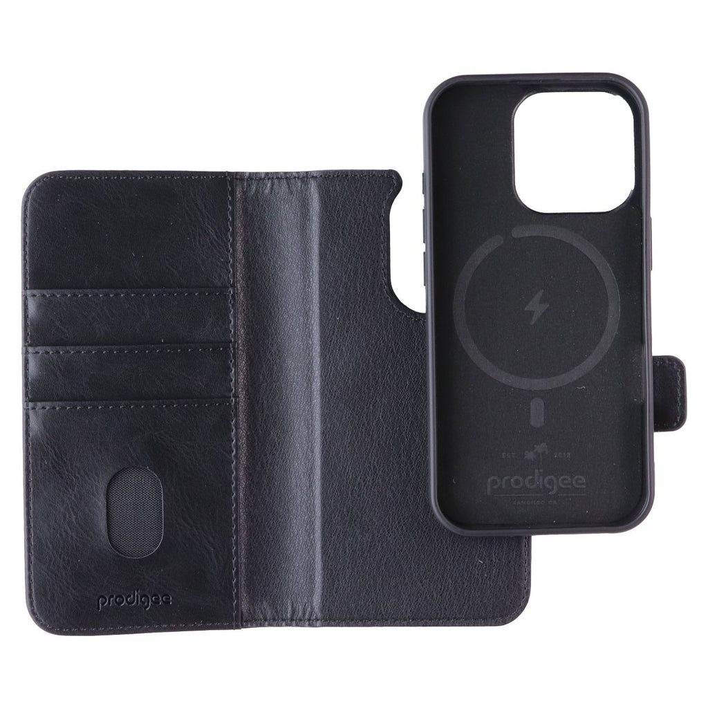 Prodigee Folio Mag Wallet MagSafe Case for Apple iPhone 16 Pro - Black - New - Image 3