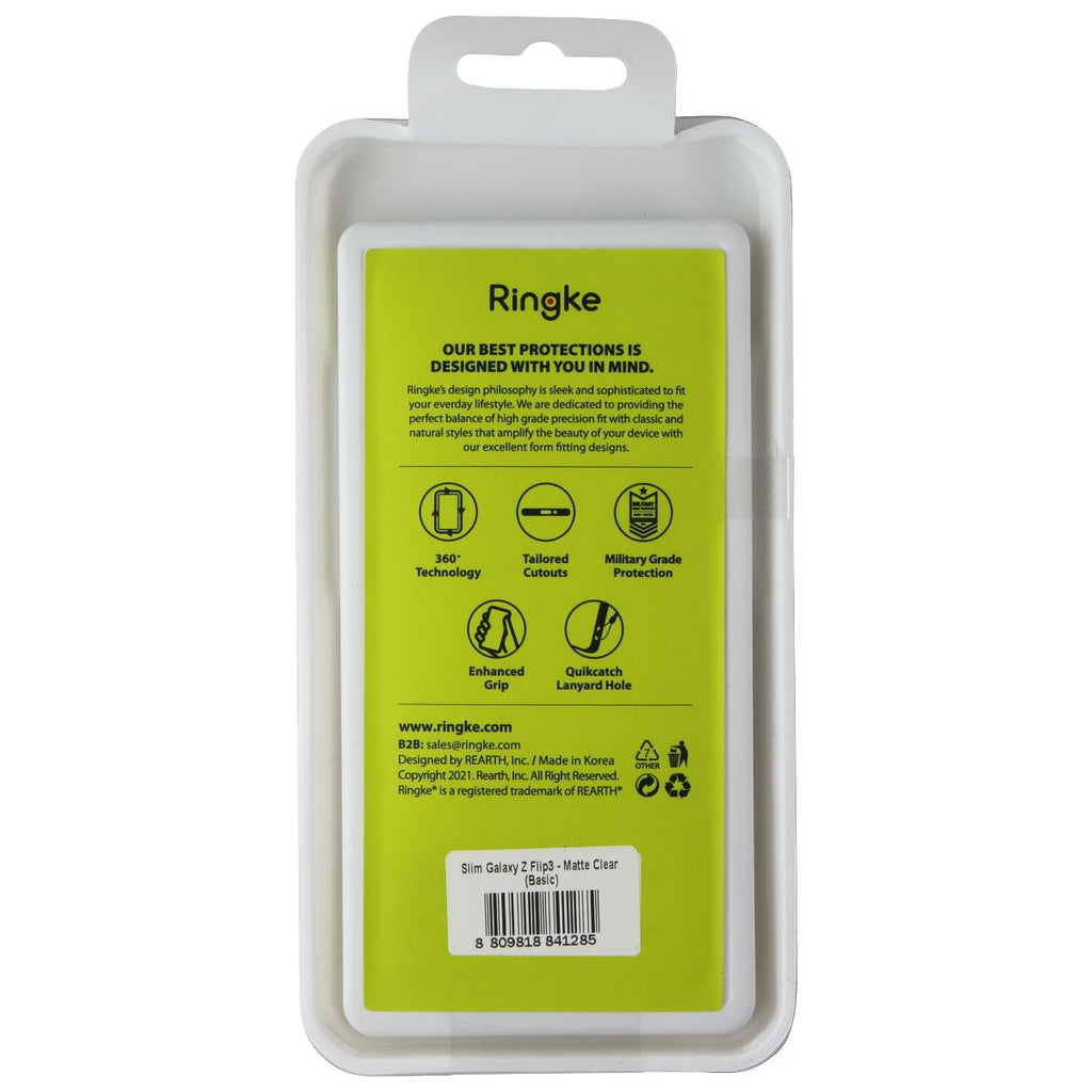 Ringke Slim Series Case for Samsung Galaxy Z Flip3 5G - Matte Clear - New - Image 2