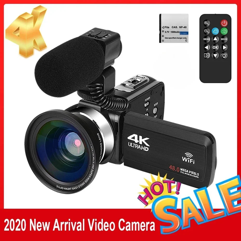 KOMERY 4K WiFi Video Camcorder