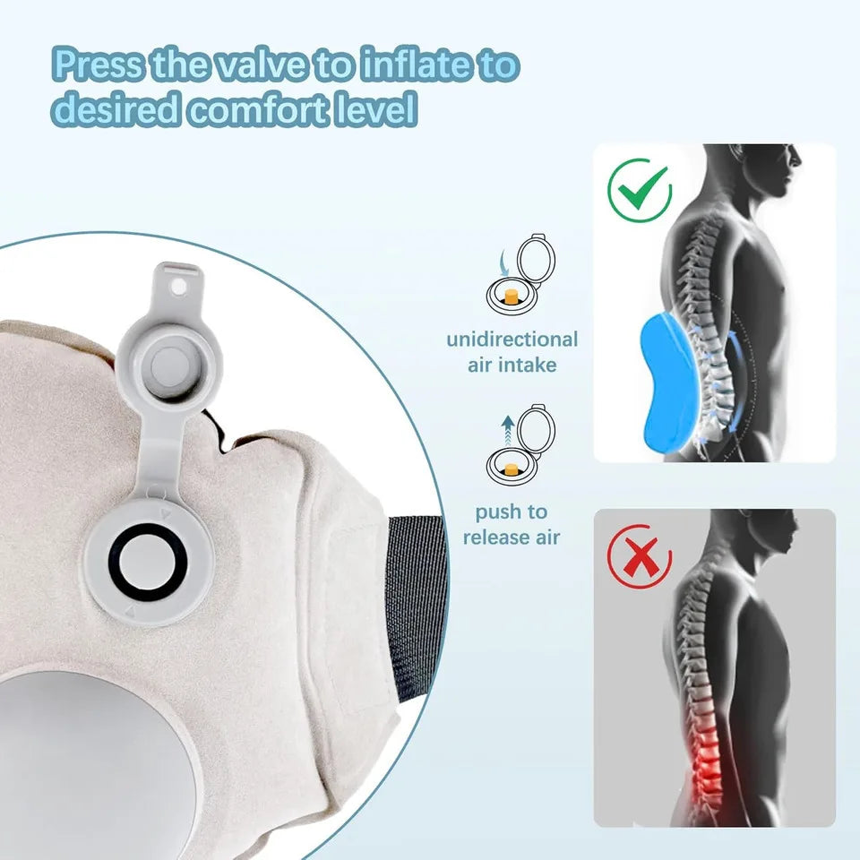 Inflatable Lumbar Support Pillow - Image 8